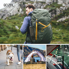 Booms Fishing GP01 8pcs 12pcs Carabiner Aluminum Keychain D-ring Snap Clip Lock Buckle Hook Camping Climbing Fishing Accessories