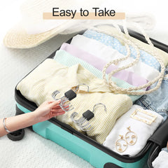 Rotating Wooden Metal Belt Hanger Multi-Functional Closet Organizer for Belts Bras Ties and Scarves with Stainless Steel Hooks