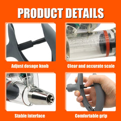 2ml /5ml Automatic Veterinary Continuous Syringe Animal Injection Adjustable Vaccine Injection for livestock Pig Cattle Sheep